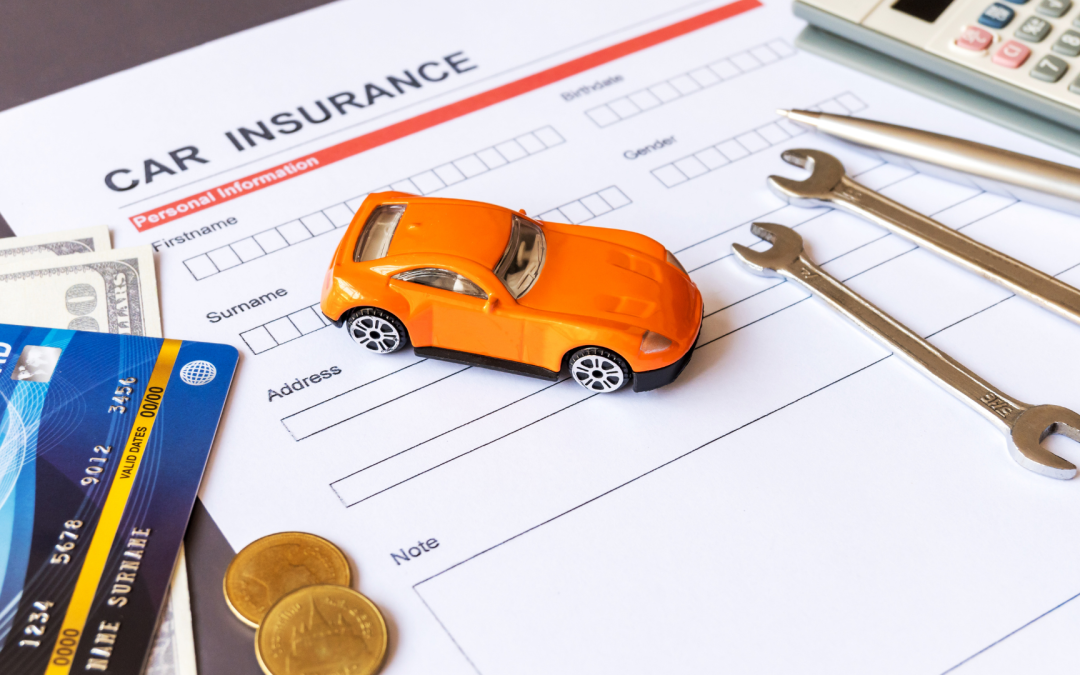 Image showing Car Insurance Form with Car Model and Policy Document